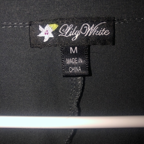 Lily White Brand Gray Open Front Cardigan - Picture 5 of 6